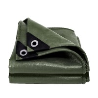 Тент водонепроникний зміцнений ОЛИВКОВИЙ 110 г/м², розмір: 3х5 м - преміум