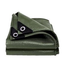 Тент водонепроникний зміцнений ОЛИВКОВИЙ 180 г/м², розмір: 3х4 м - преміум