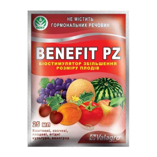 BENEFIT PZ (биостимулятор увеличения размера плодов) 25 мл - Valagro