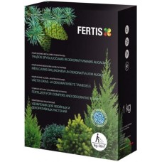 Мінеральне добриво для хвойних та декоративних рослин NPK 12-8-16+ME, 1 кг - Fertis