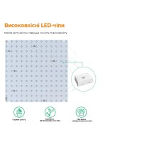Фітопанель AD1W-150-10L 152 (D2, 25W-81 діод, рожевий і фіолетовий)