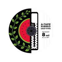 Крапельна стрічка біла ребриста "A-Tape" 1000 м/10 см/1,1 л/г, 8mil (емітерна) — Іспанія