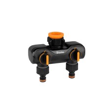Распределитель с 2 кранами, РЗ 1" до РЗ 3/4", BLACK LINE