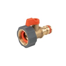 Адаптер с внутренней резьбой 3/4" с запорным краном BRASS SOFT