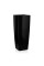 Кашпо CUBICO ALTO 40 черный блестящий