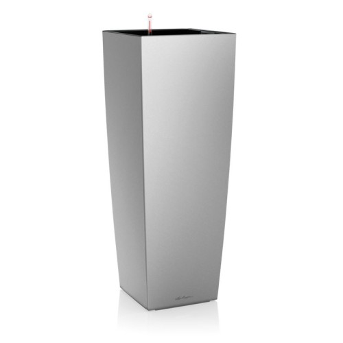 Кашпо CUBICO ALTO 40 черный блестящий