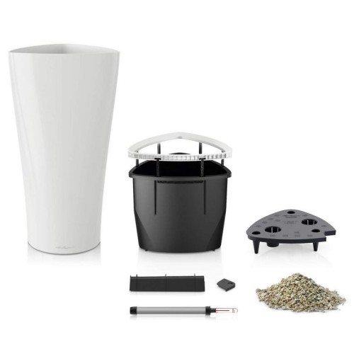 Кашпо DELTA 40 білий блискучий