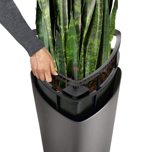 Кашпо DELTA 40 білий блискучий