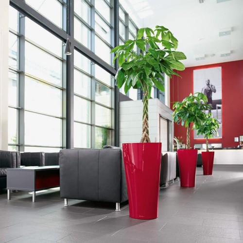 Кашпо DELTA 40 білий блискучий