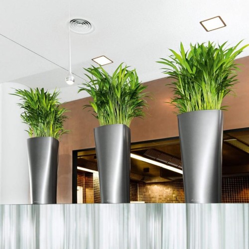 Кашпо DELTA 40 білий блискучий