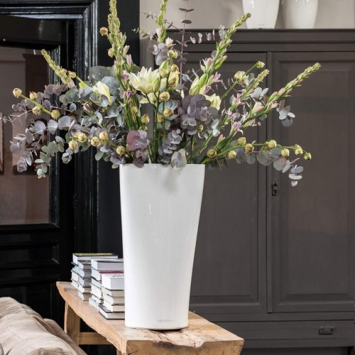 Кашпо DELTA 40 білий блискучий