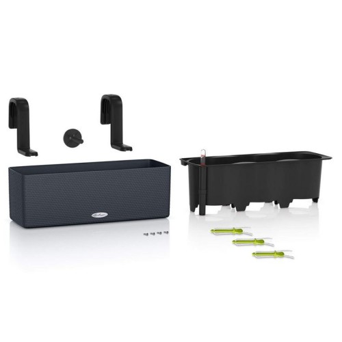 Кашпо CUBE Color Triple серый