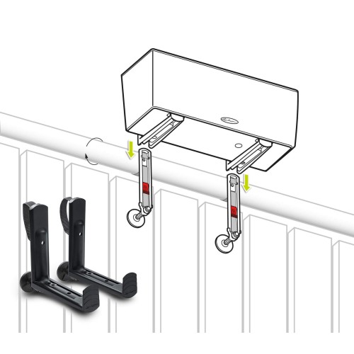 Кашпо BALCONERA Cottage 50 граніт
