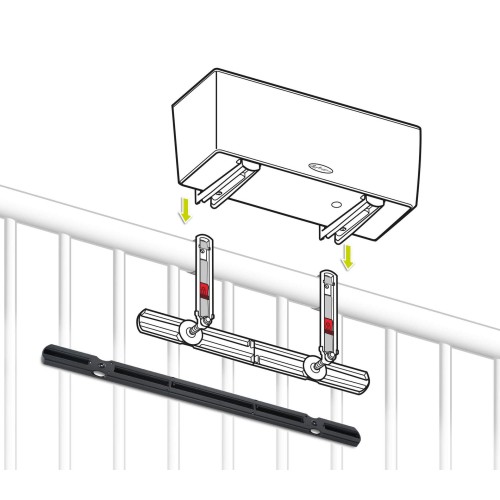 Кашпо BALCONERA Stone 50 сірий камінь