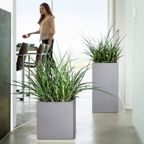 Кашпо CANTO Stone high 40 світло-бежевий