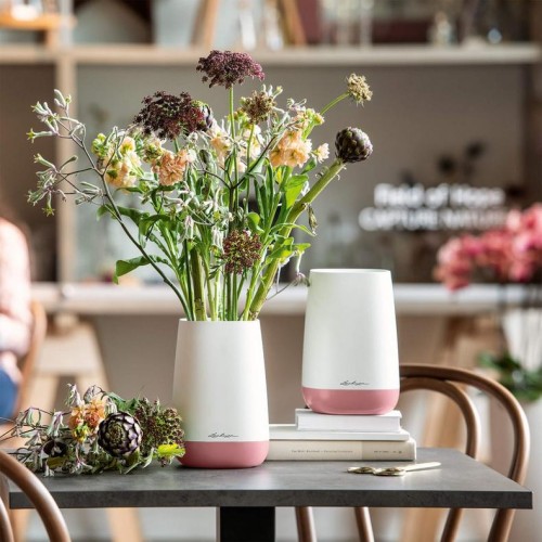 Ваза YULA Flower білий/сірий