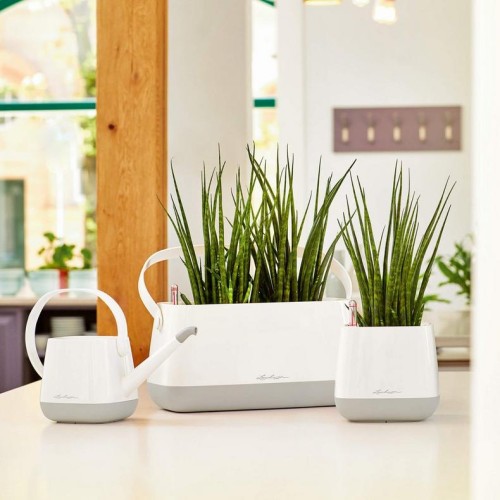 Корзинка для растений YULA белый/ярко-розовый