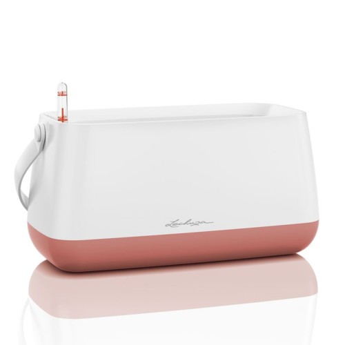 Корзинка для растений YULA белый/ярко-розовый