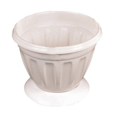 Кашпо ГОСПОДАР "СОФІ" Ø15 см біле