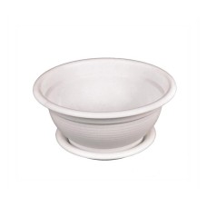 Кашпо ГОСПОДАР "РИМ" Ø18 см біле