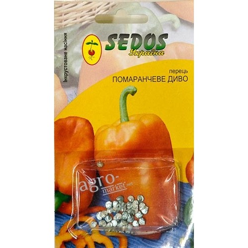 Перец Помаранчеве Диво (0,2г инкрустированных семян) -SEDOS