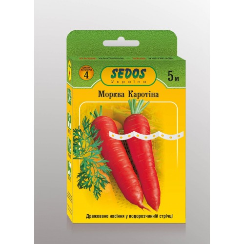 Морковь Каротина (на 5 м водорасторимой ленте) - SEDOS