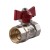 Кран кульовий прямий WATER VALVE 1/2″ ВВ КБ NV-V Q001