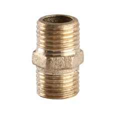 Ниппель латунный 1/4″НР х 1/4″НР литейный 542Б