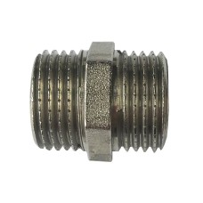 Ніпель нікель 1/2″ Зовнішня - Зовнішня Ni 08744