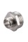 Ніпель редукційний нікельований 1″ЗР х 1/2″ЗР штампований А0513А(нк) VA