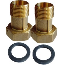 Комплект штуцеров 1″Вх3/4″Н латунный LR543L OPTIMUM