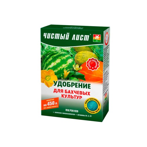 Удобрение кристаллическое "Чистый Лист" для бахчевых, 300 г