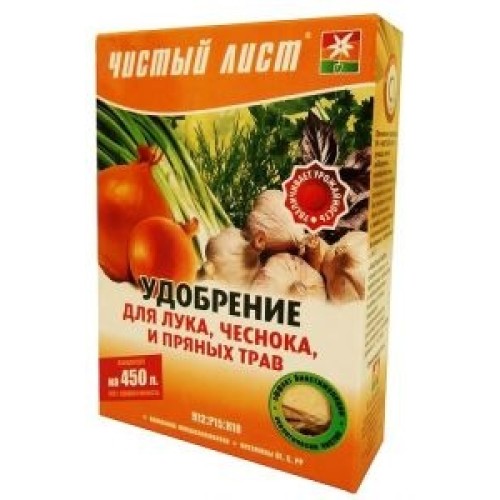 Добриво кристалічне "Чистий Лист" для Цибулі, Часнику, Зелені, 300 г