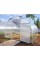 Теплица "Садовод Агро-1м" из оцинкованной профильной трубы 20х20 мм под поликарбонат, каркас, размер: 3х8х2 м + поликарбонат 8 мм