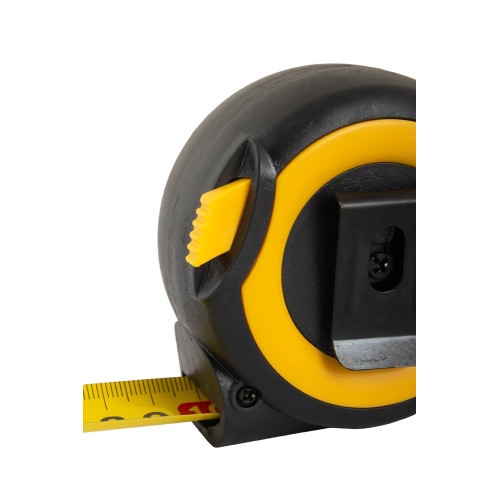 Купити Рулетка MASTERTOOL 5 м 19 мм з магнітами автоматичний фіксатор покриття TPR храповий механізм