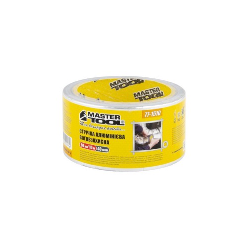 Лента алюминиевая огнезащитная MASTERTOOL UL 510 t 160°C 50 мм 10 м