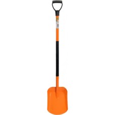 Лопата совковая 120 см, orange, с металлическим черенком - FLO