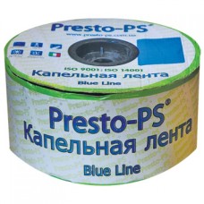 Капельная лента "Presto - Blue line" 1000 м/10 см/0,85 л/ч, 7mil (щелевая) - Италия